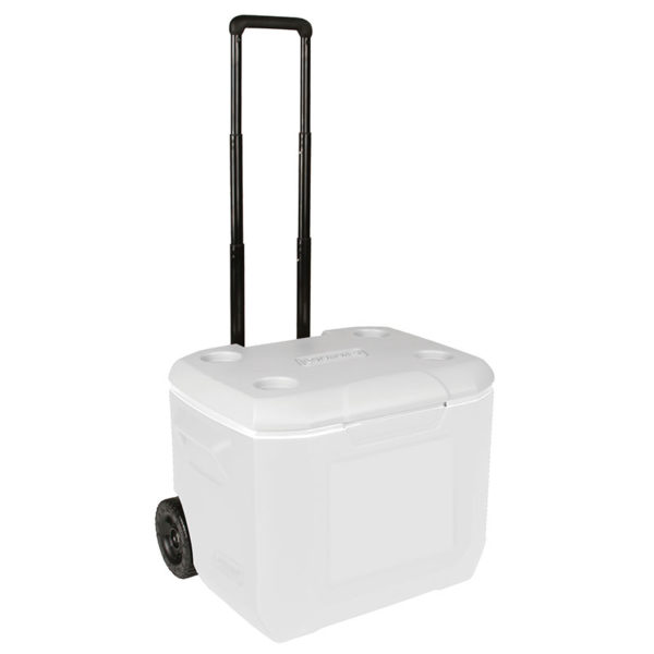 White 60 Qt Wheeled Cooler