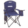 Blue Cooler Quad Chair with Screen Print on the front