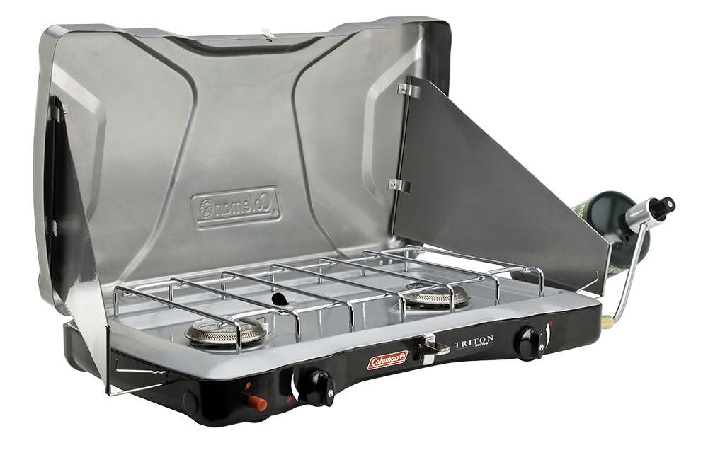 Coleman Triton™+ Propane Stove open